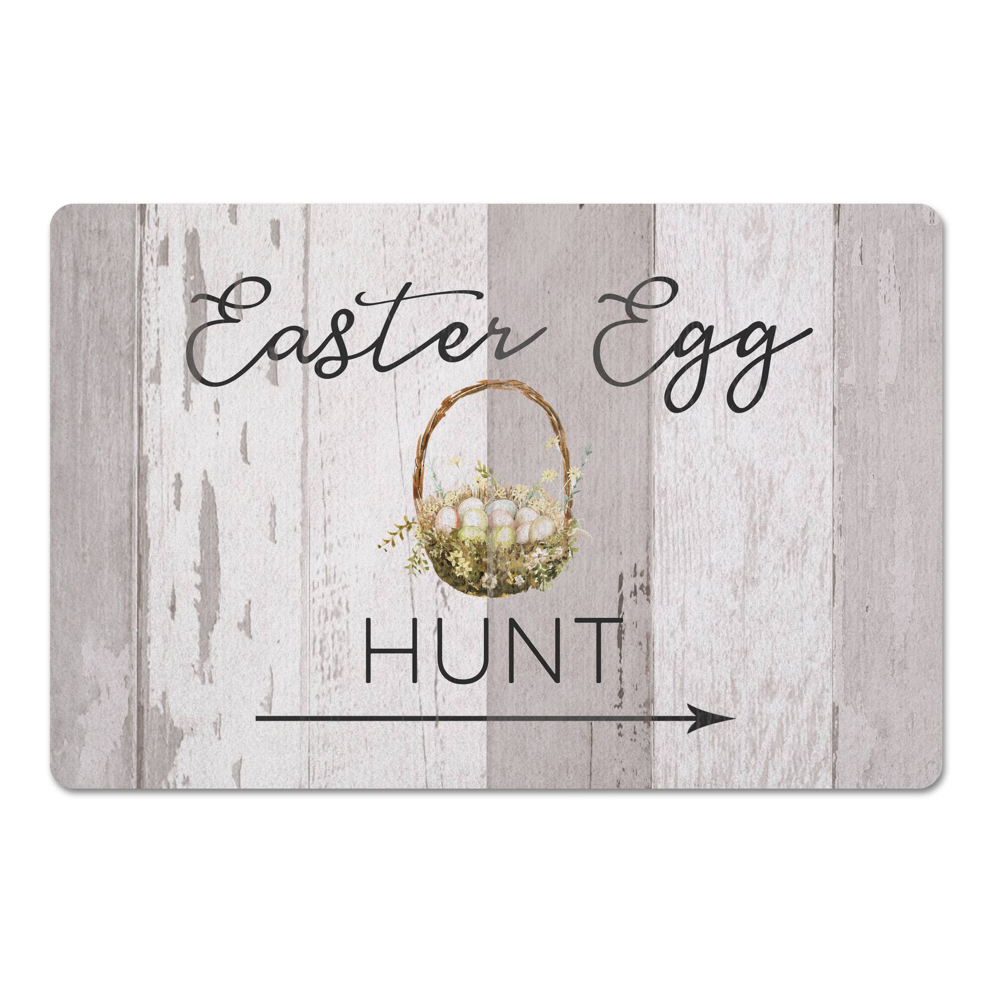 Easter Egg Hunt Basket Mat 27" x 18" Floor Mat